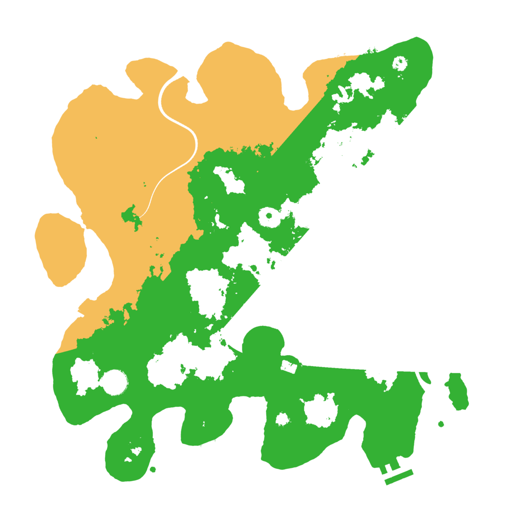 Biome Rust Map: Procedural Map, Size: 3500, Seed: 583564027