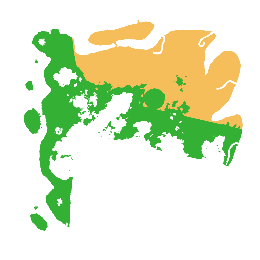 Biome Rust Map: Procedural Map, Size: 3500, Seed: 287315856