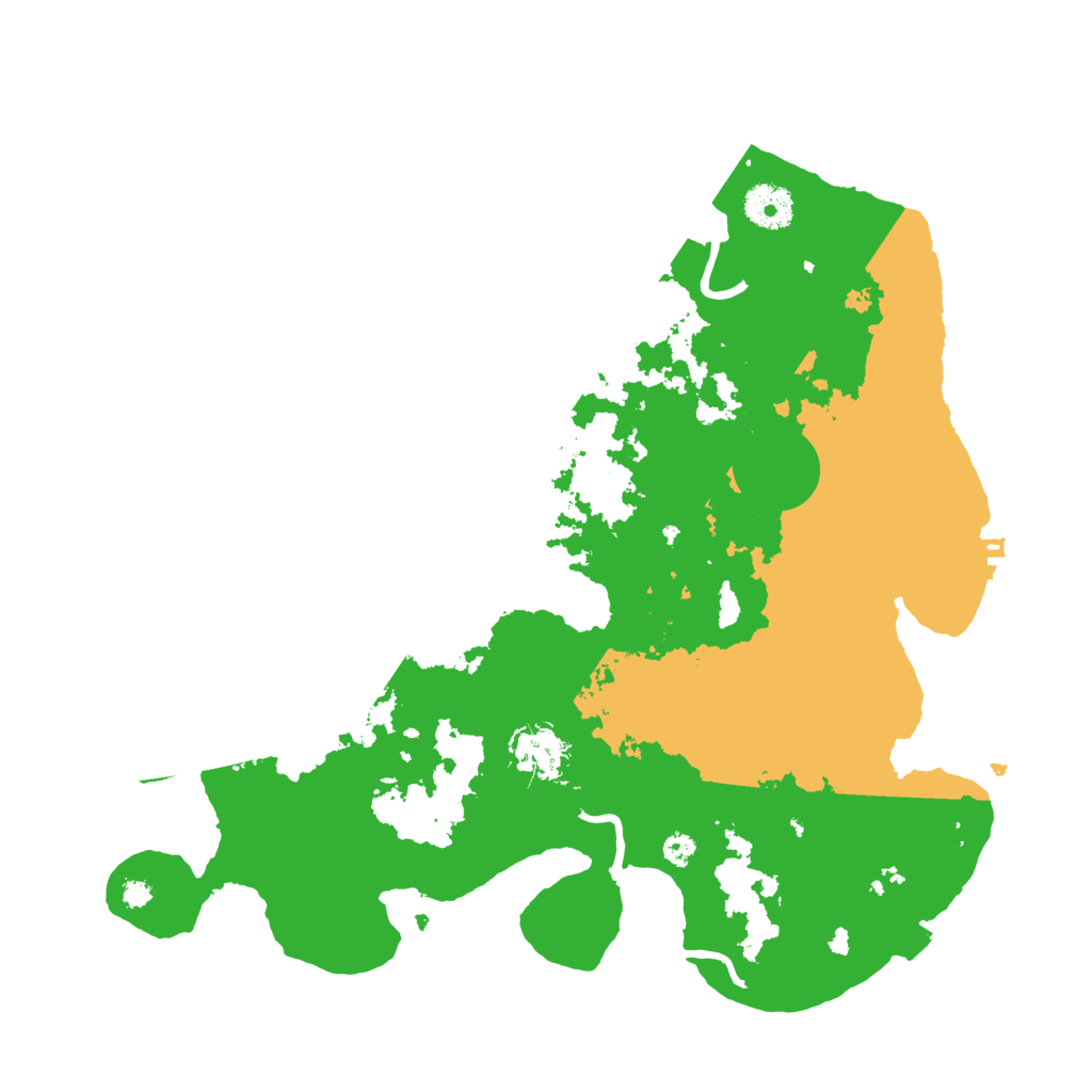 Biome Rust Map: Procedural Map, Size: 3500, Seed: 1962886226