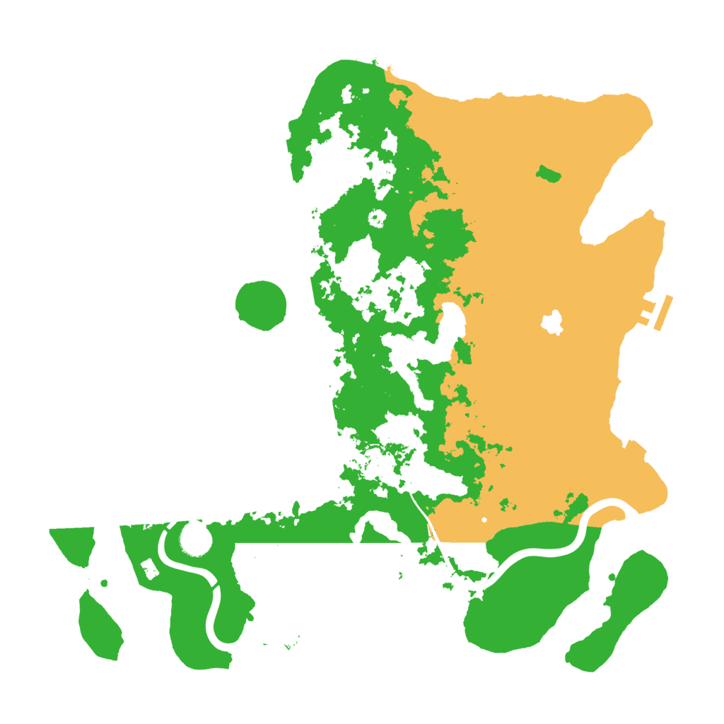 Biome Rust Map: Procedural Map, Size: 4000, Seed: 91739930