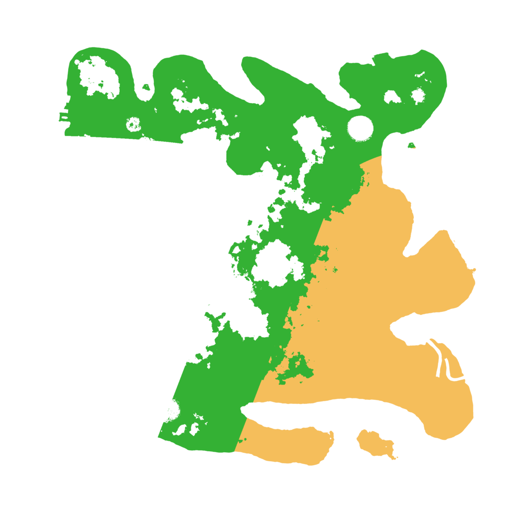 Biome Rust Map: Procedural Map, Size: 3500, Seed: 830288337