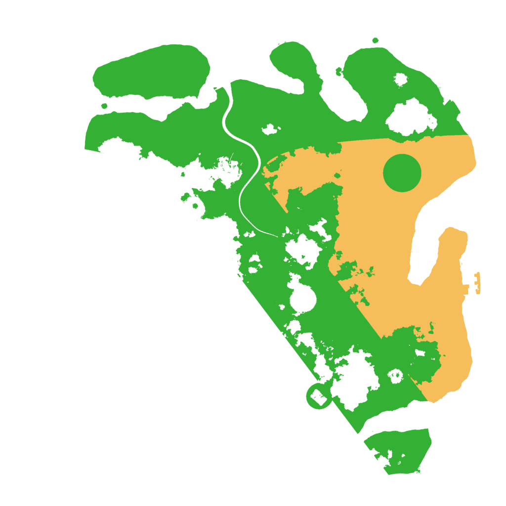Biome Rust Map: Procedural Map, Size: 3500, Seed: 938184564