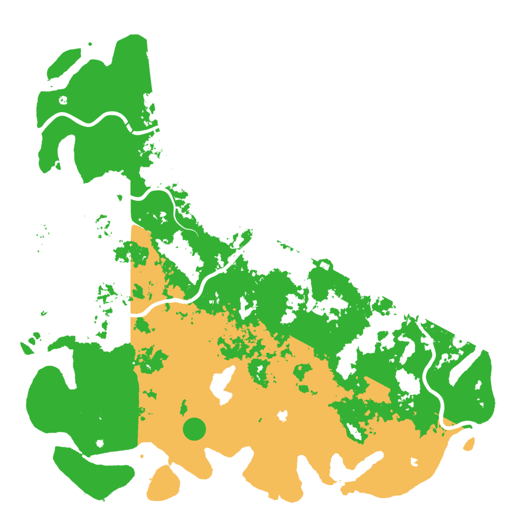 Biome Rust Map: Procedural Map, Size: 6000, Seed: 1065824663
