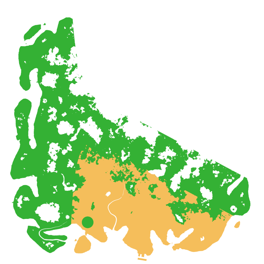 Biome Rust Map: Procedural Map, Size: 6000, Seed: 1065824663