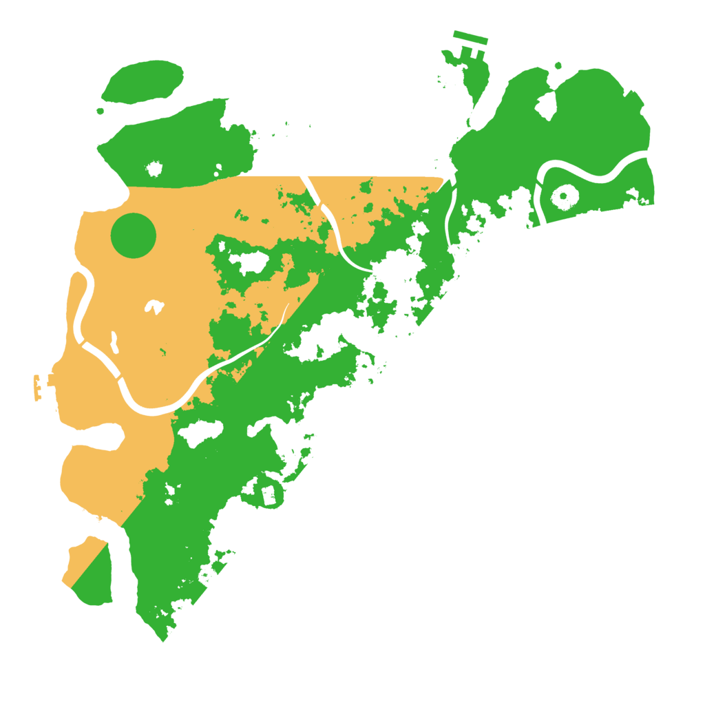 Biome Rust Map: Procedural Map, Size: 4100, Seed: 76869371