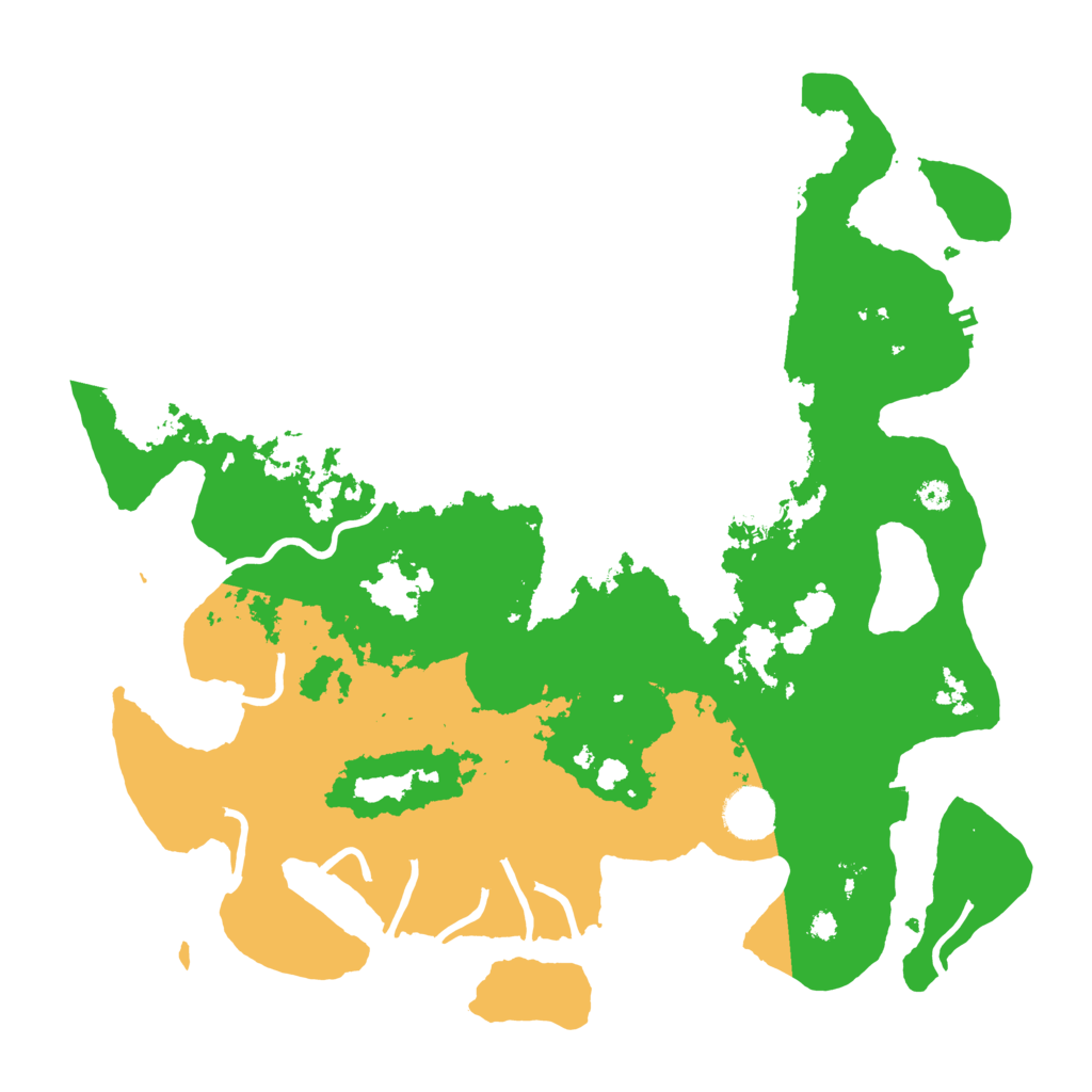 Biome Rust Map: Procedural Map, Size: 3700, Seed: 1153259472