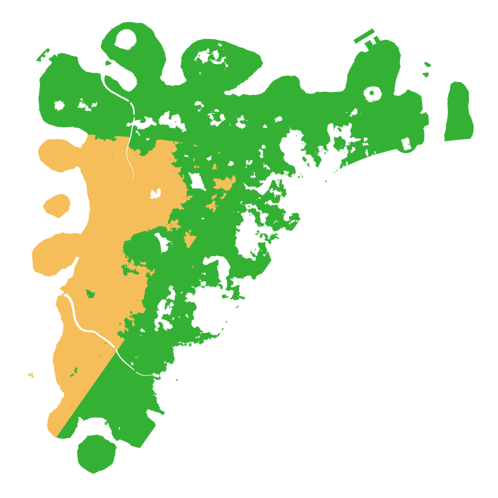 Biome Rust Map: Procedural Map, Size: 4500, Seed: 1602295775