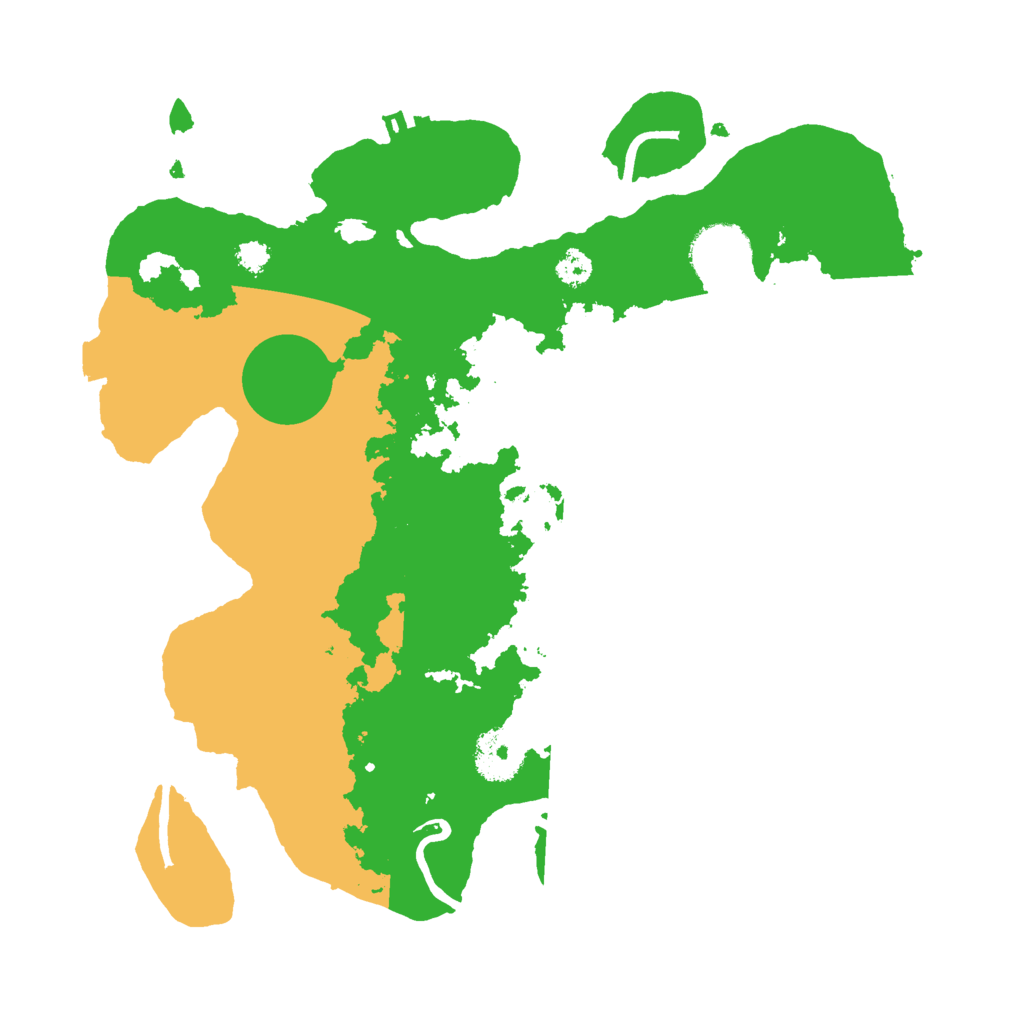 Biome Rust Map: Procedural Map, Size: 3000, Seed: 4277