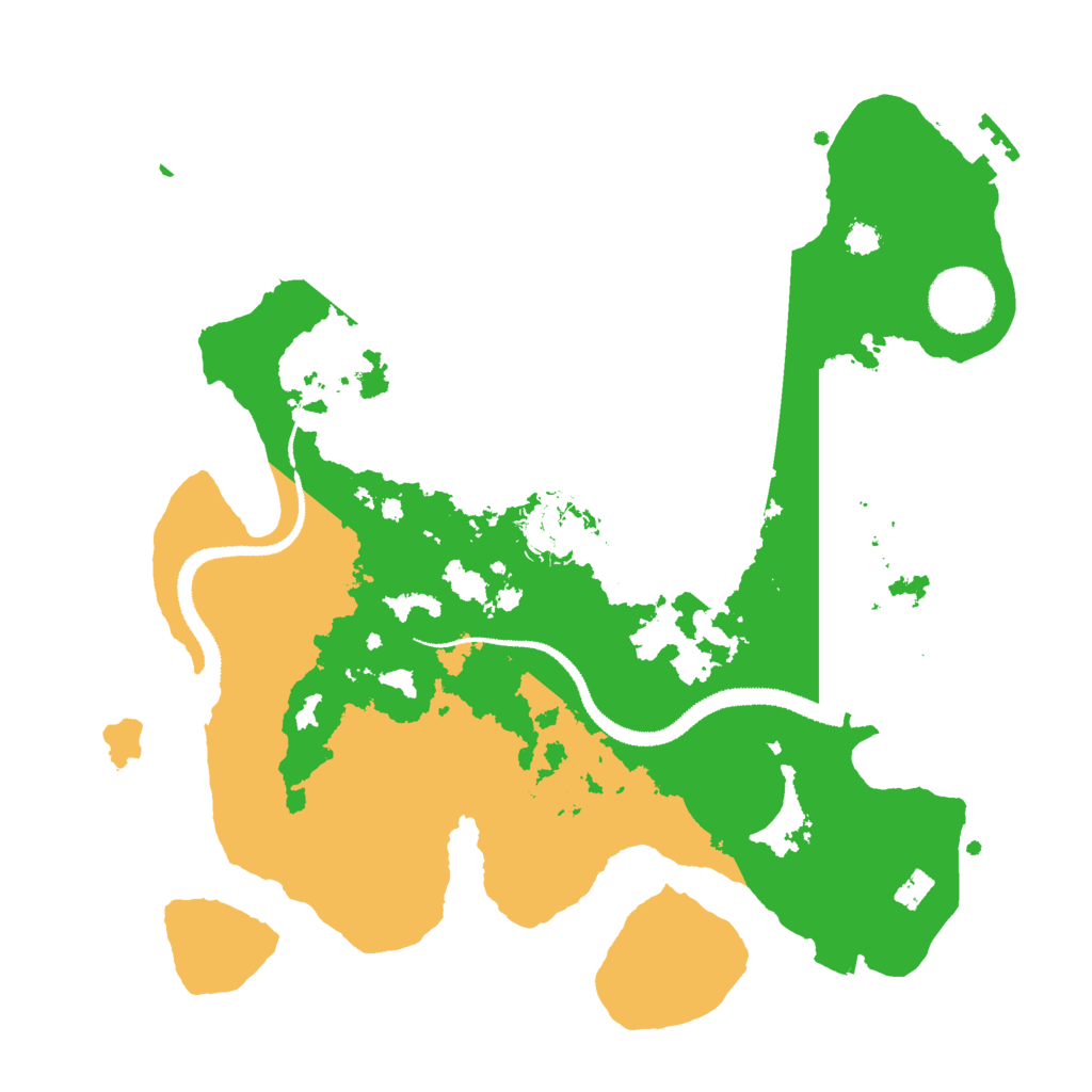 Biome Rust Map: Procedural Map, Size: 3000, Seed: 677417938