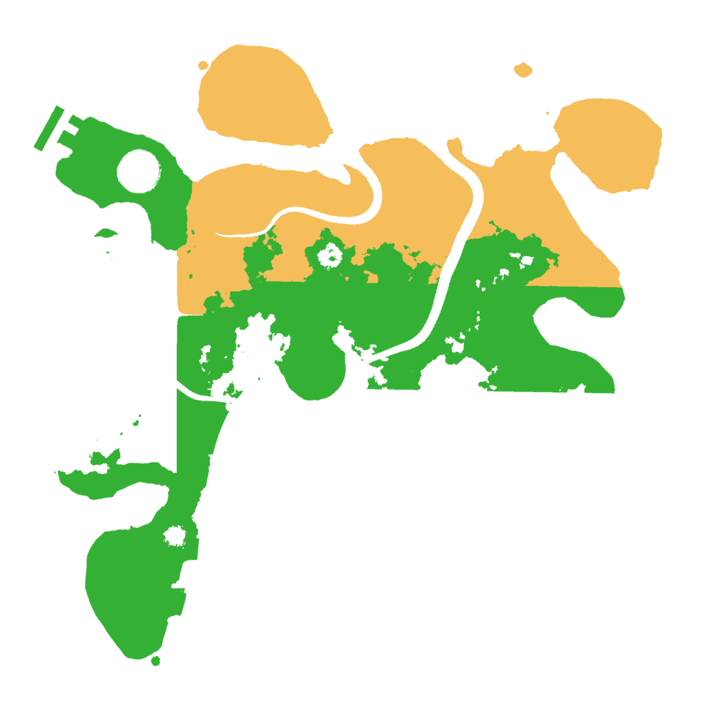 Biome Rust Map: Procedural Map, Size: 3000, Seed: 69069