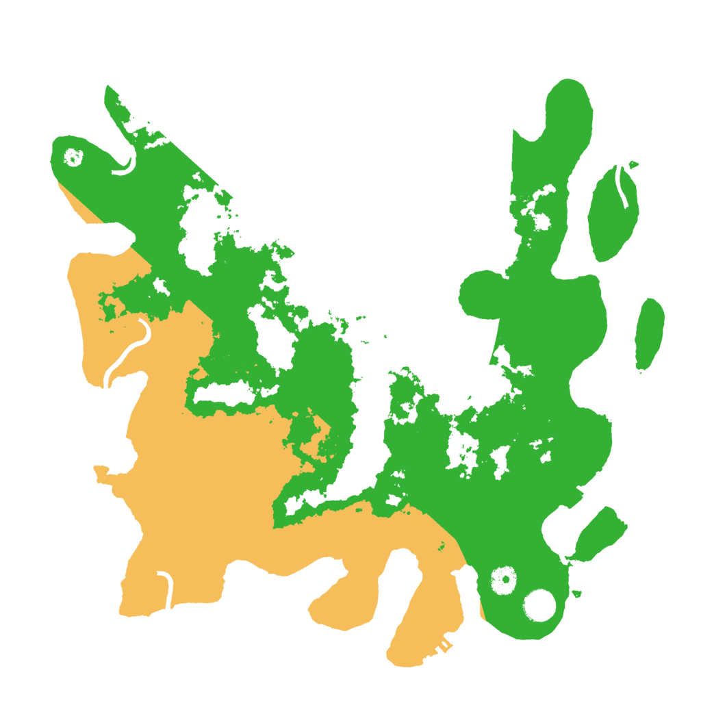 Biome Rust Map: Procedural Map, Size: 3850, Seed: 29126115