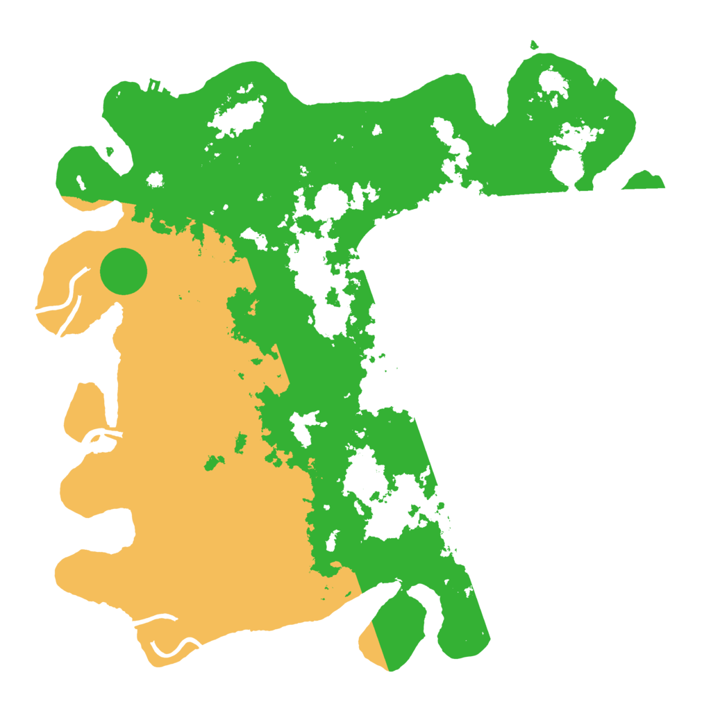 Biome Rust Map: Procedural Map, Size: 4000, Seed: 85727