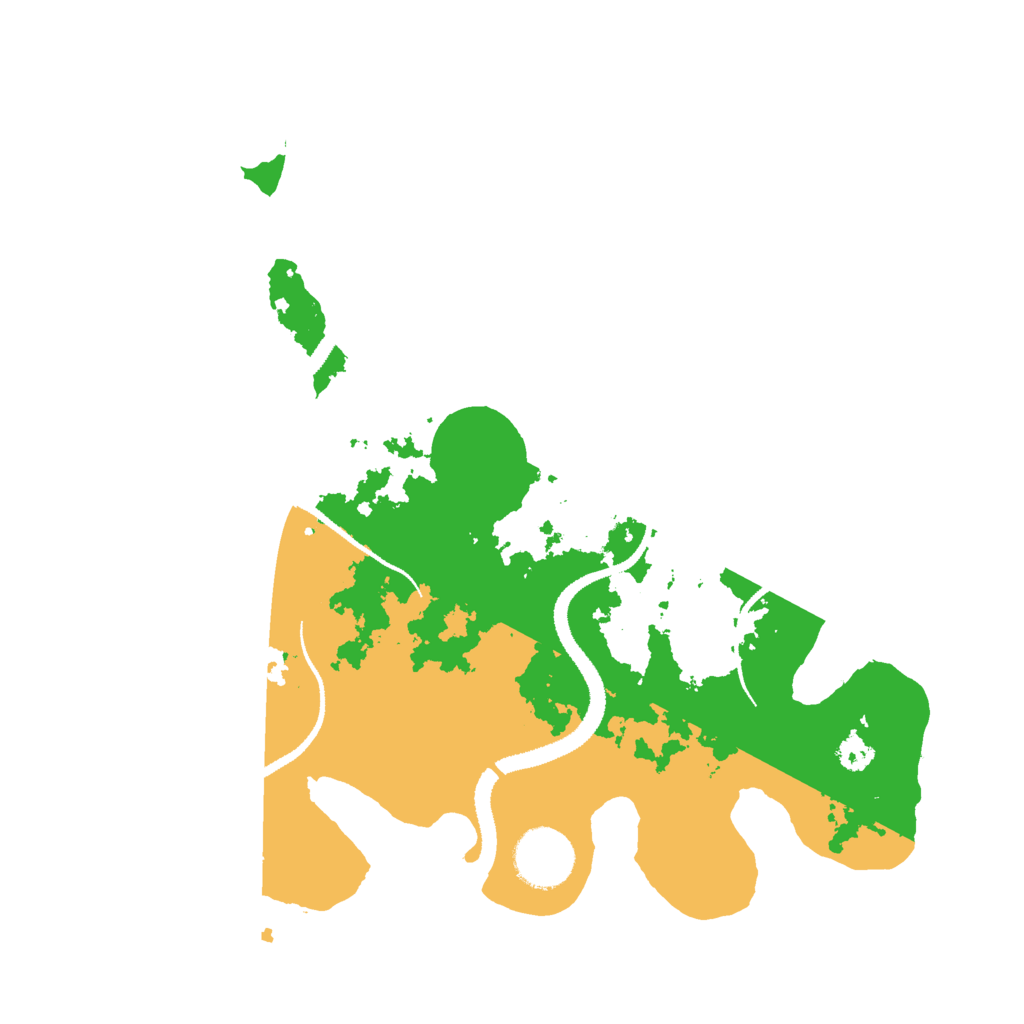 Biome Rust Map: Procedural Map, Size: 3000, Seed: 198602566