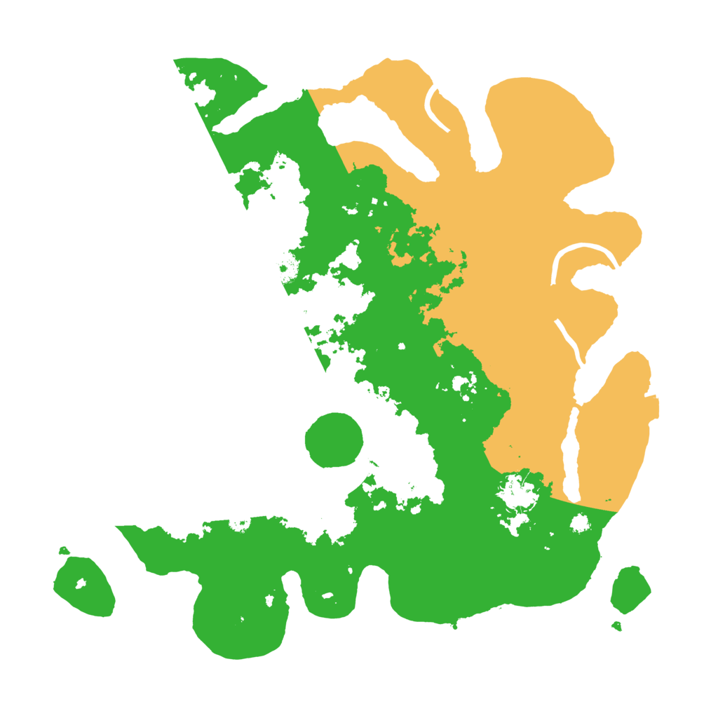 Biome Rust Map: Procedural Map, Size: 3500, Seed: 491268992