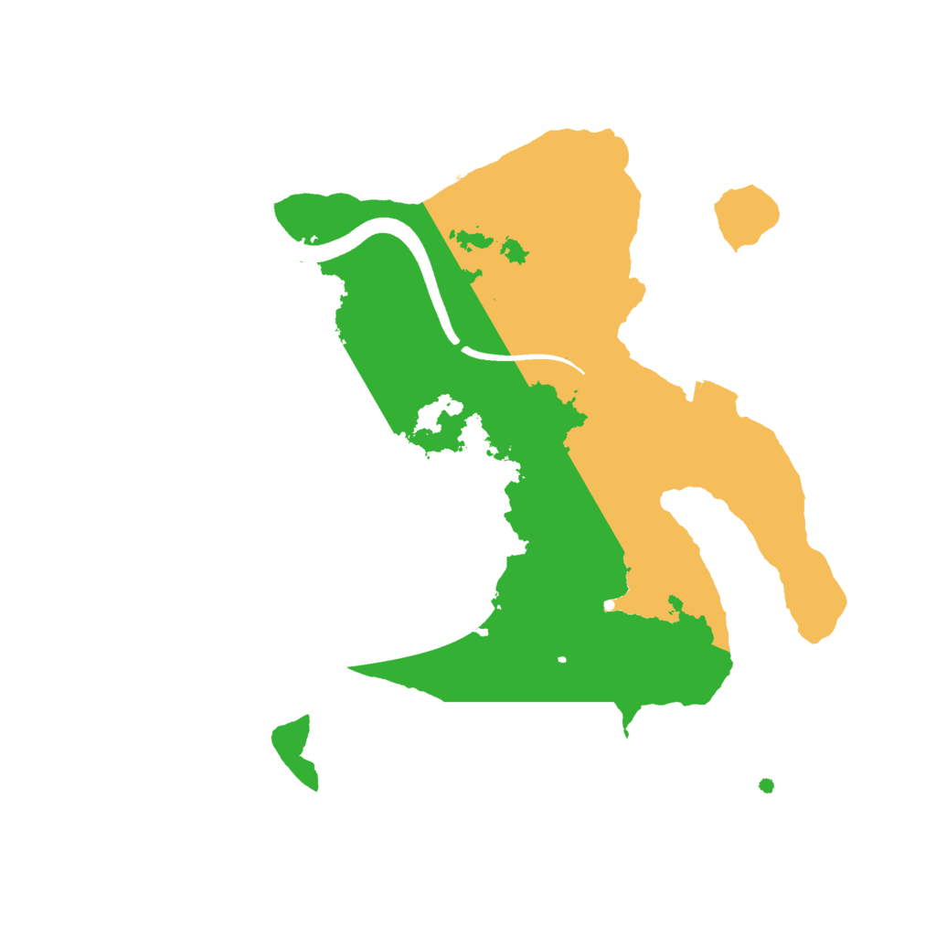 Biome Rust Map: Procedural Map, Size: 2500, Seed: 567445