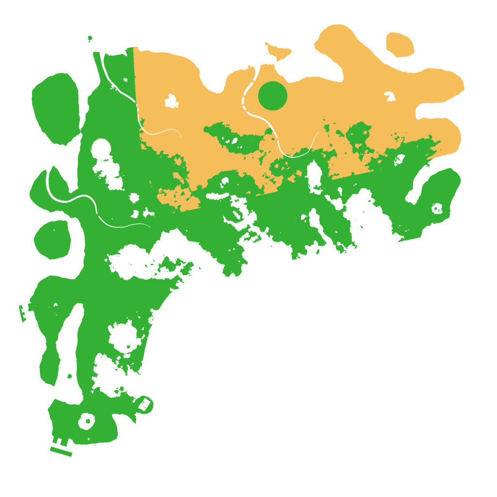 Biome Rust Map: Procedural Map, Size: 4500, Seed: 6755