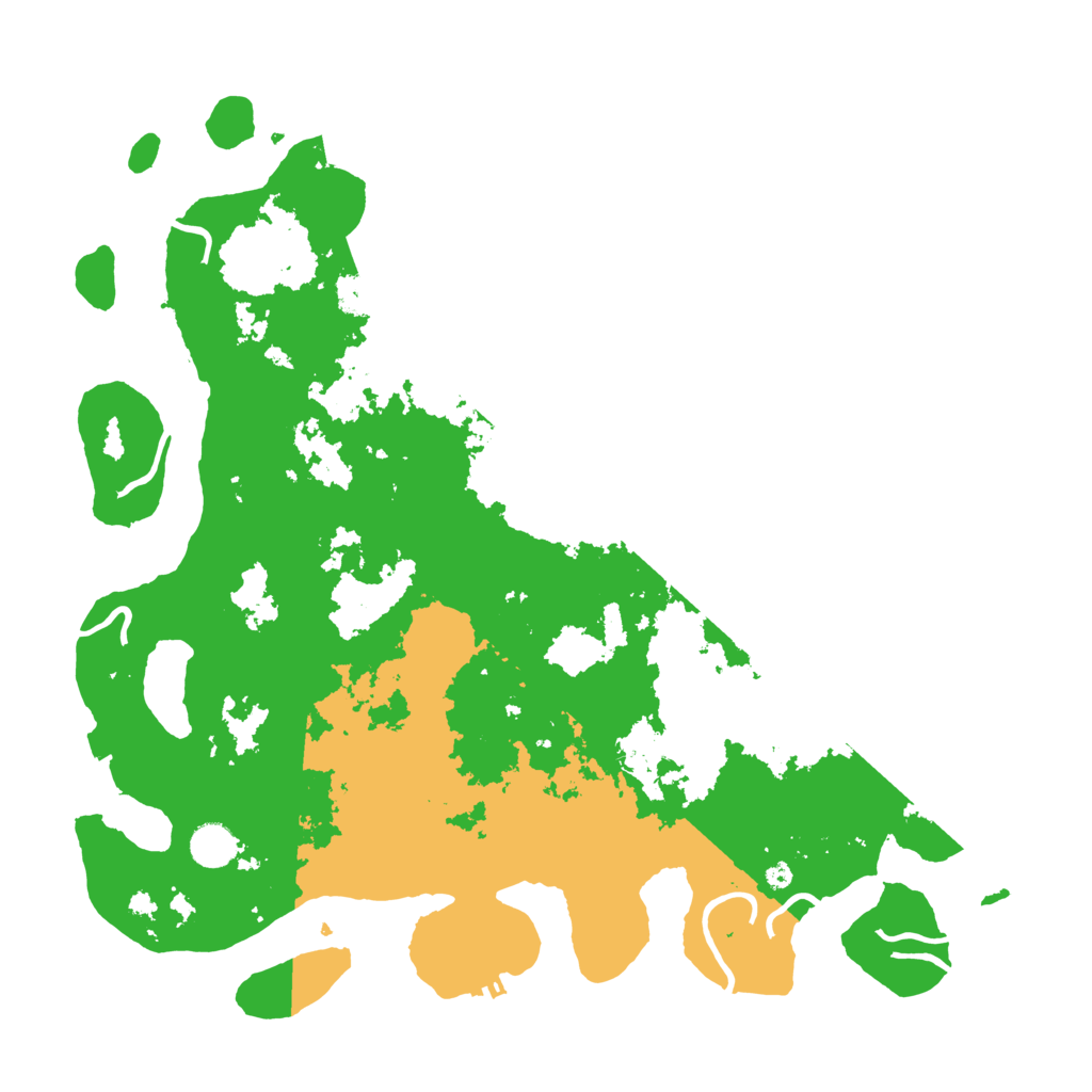 Biome Rust Map: Procedural Map, Size: 4300, Seed: 398255593
