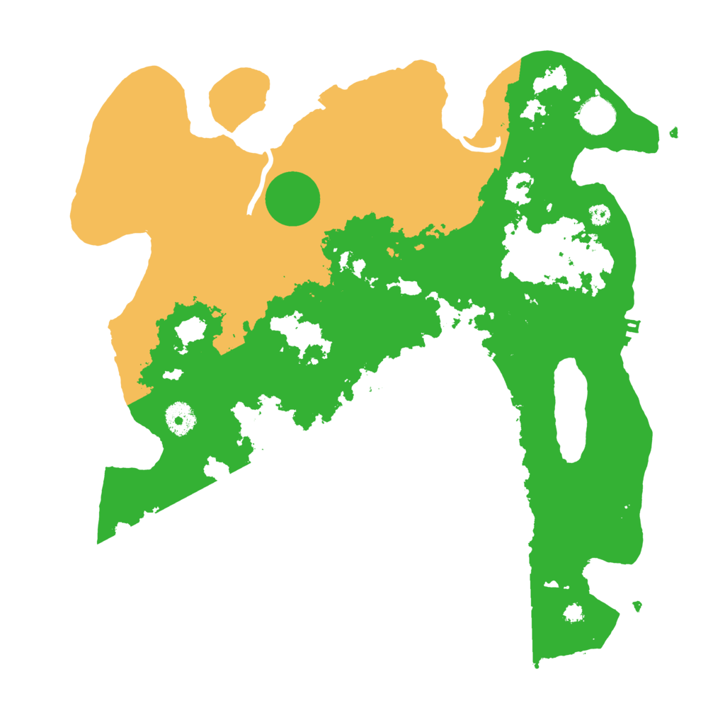 Biome Rust Map: Procedural Map, Size: 3500, Seed: 242402387