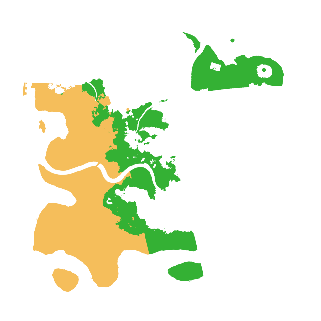 Biome Rust Map: Procedural Map, Size: 3250, Seed: 83876