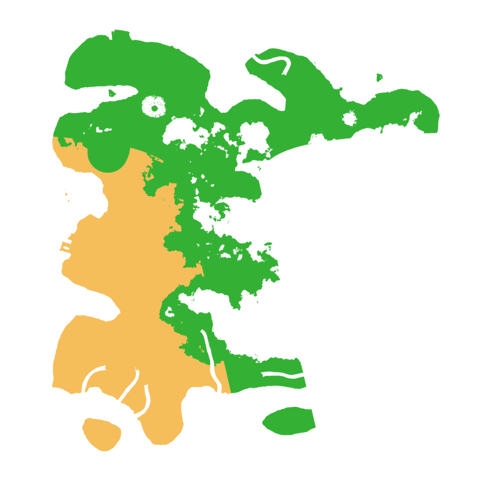 Biome Rust Map: Procedural Map, Size: 3250, Seed: 83876