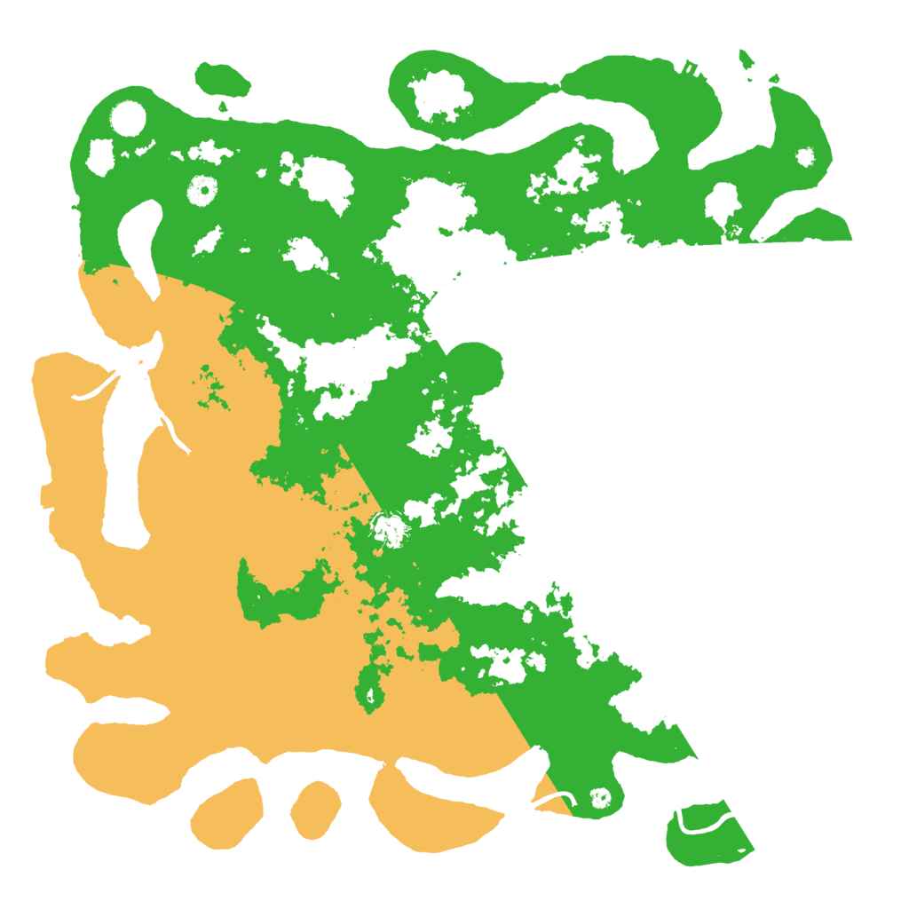 Biome Rust Map: Procedural Map, Size: 4500, Seed: 206545624