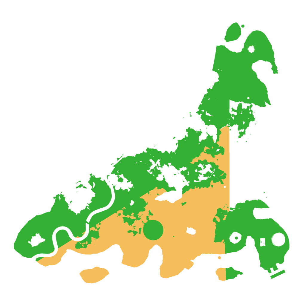 Biome Rust Map: Procedural Map, Size: 4000, Seed: 6735278
