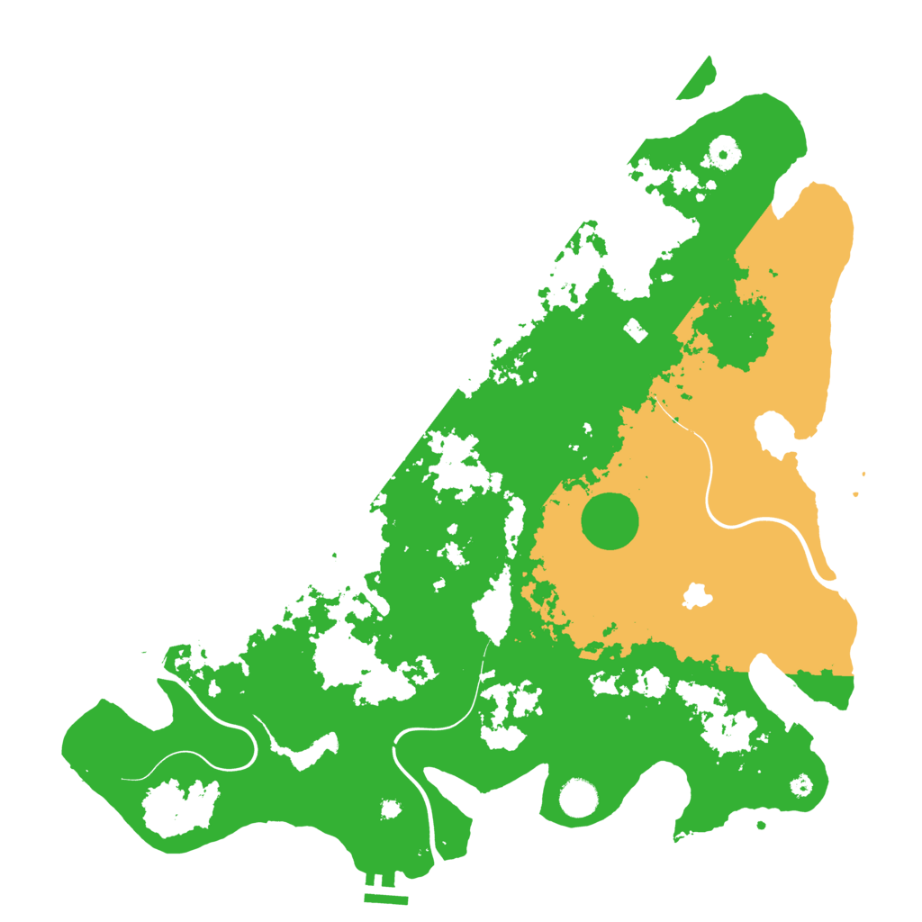 Biome Rust Map: Procedural Map, Size: 4250, Seed: 1110361268