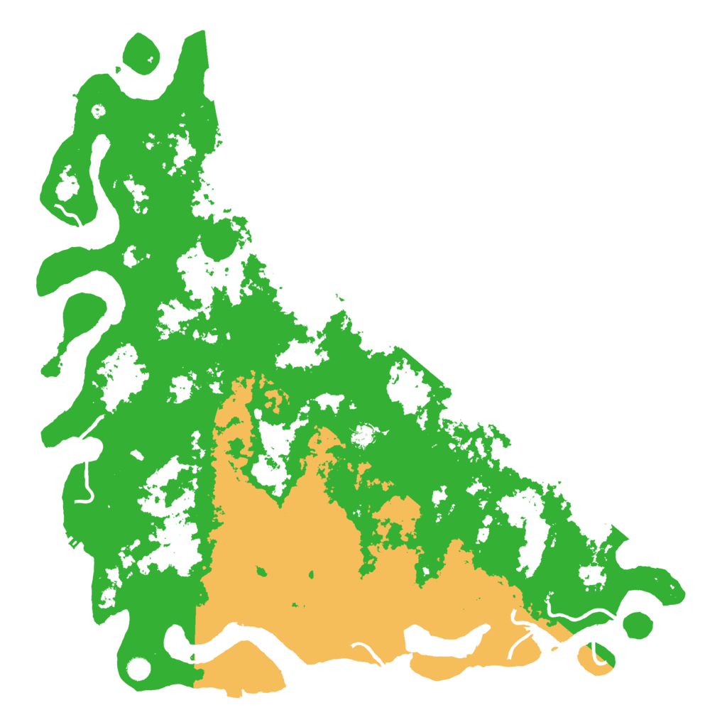 Biome Rust Map: Procedural Map, Size: 5500, Seed: 1703