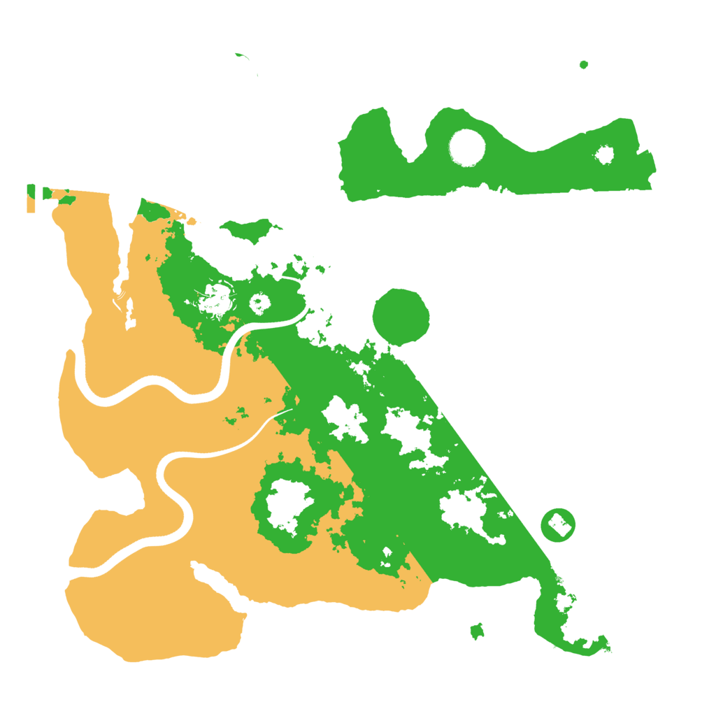 Biome Rust Map: Procedural Map, Size: 3500, Seed: 1423103913