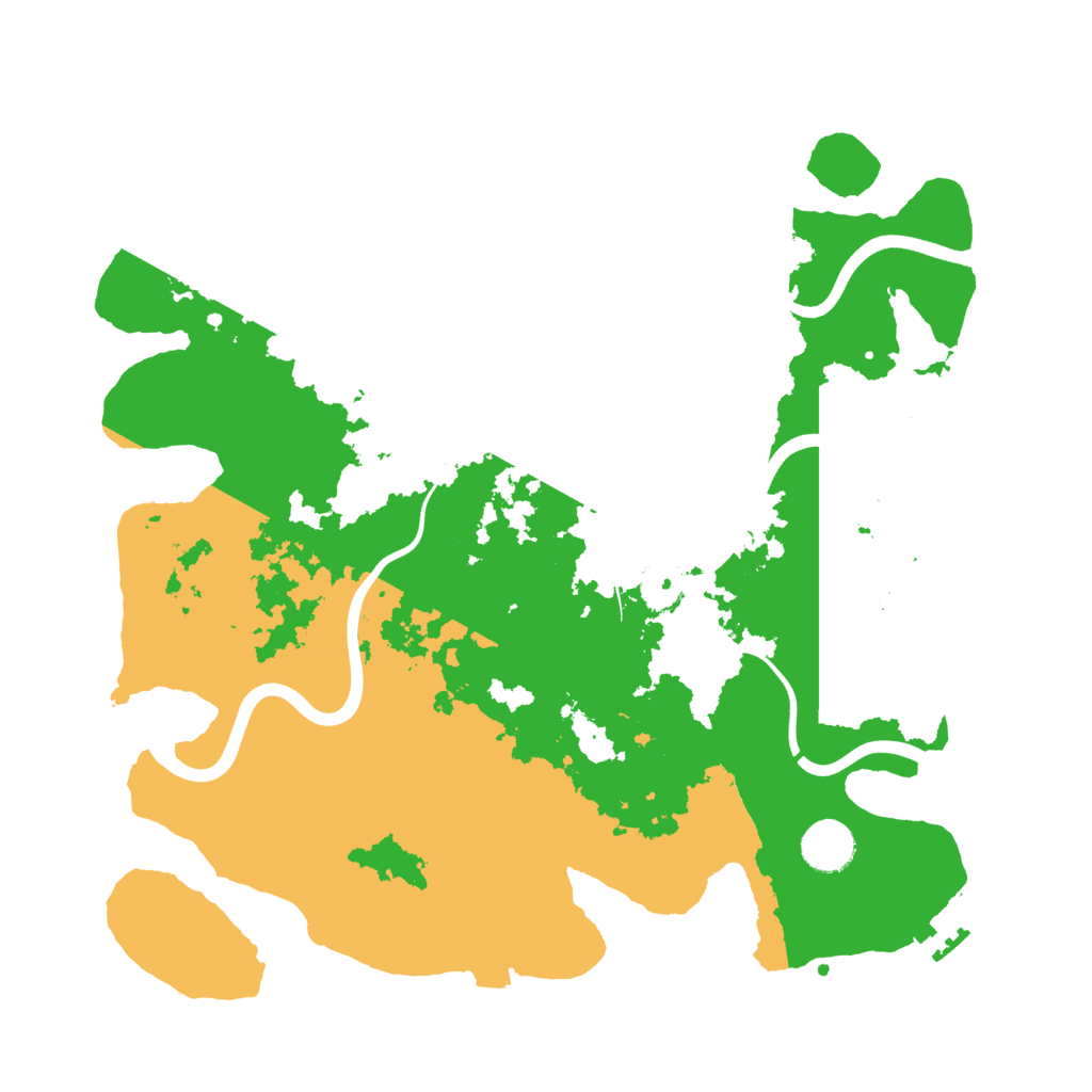 Biome Rust Map: Procedural Map, Size: 3700, Seed: 16117840