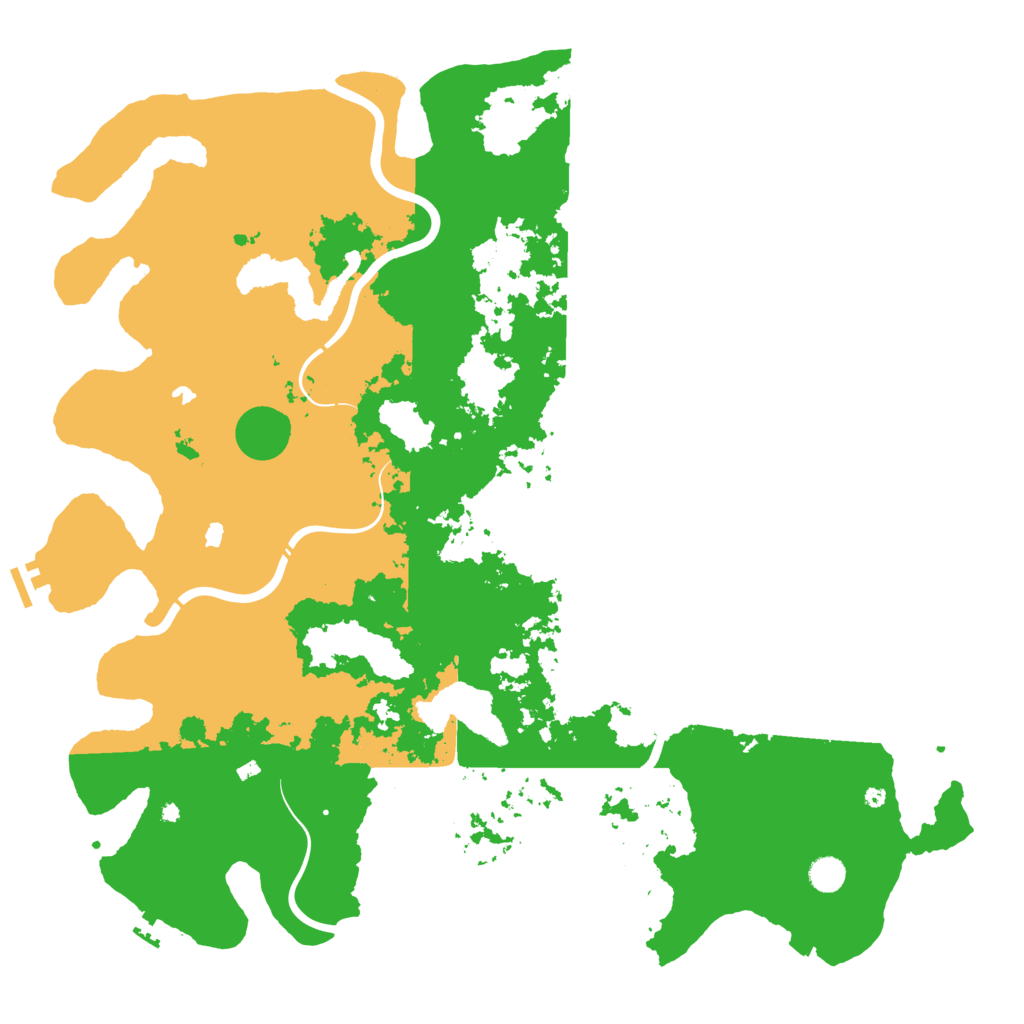 Biome Rust Map: Procedural Map, Size: 5000, Seed: 4926823