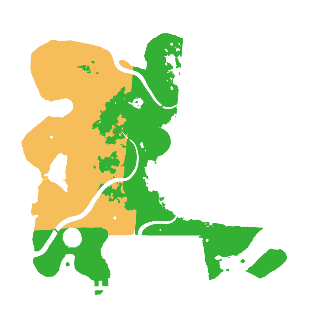 Biome Rust Map: Procedural Map, Size: 3000, Seed: 721163057