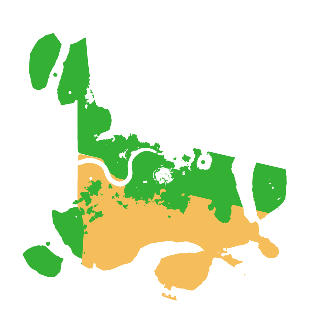 Biome Rust Map: Procedural Map, Size: 3000, Seed: 92538