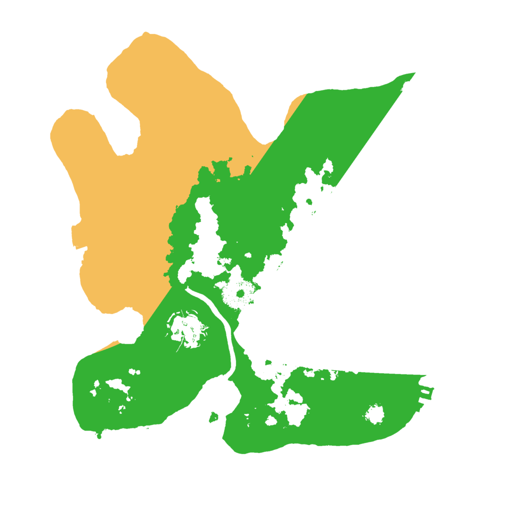 Biome Rust Map: Procedural Map, Size: 2500, Seed: 781941332