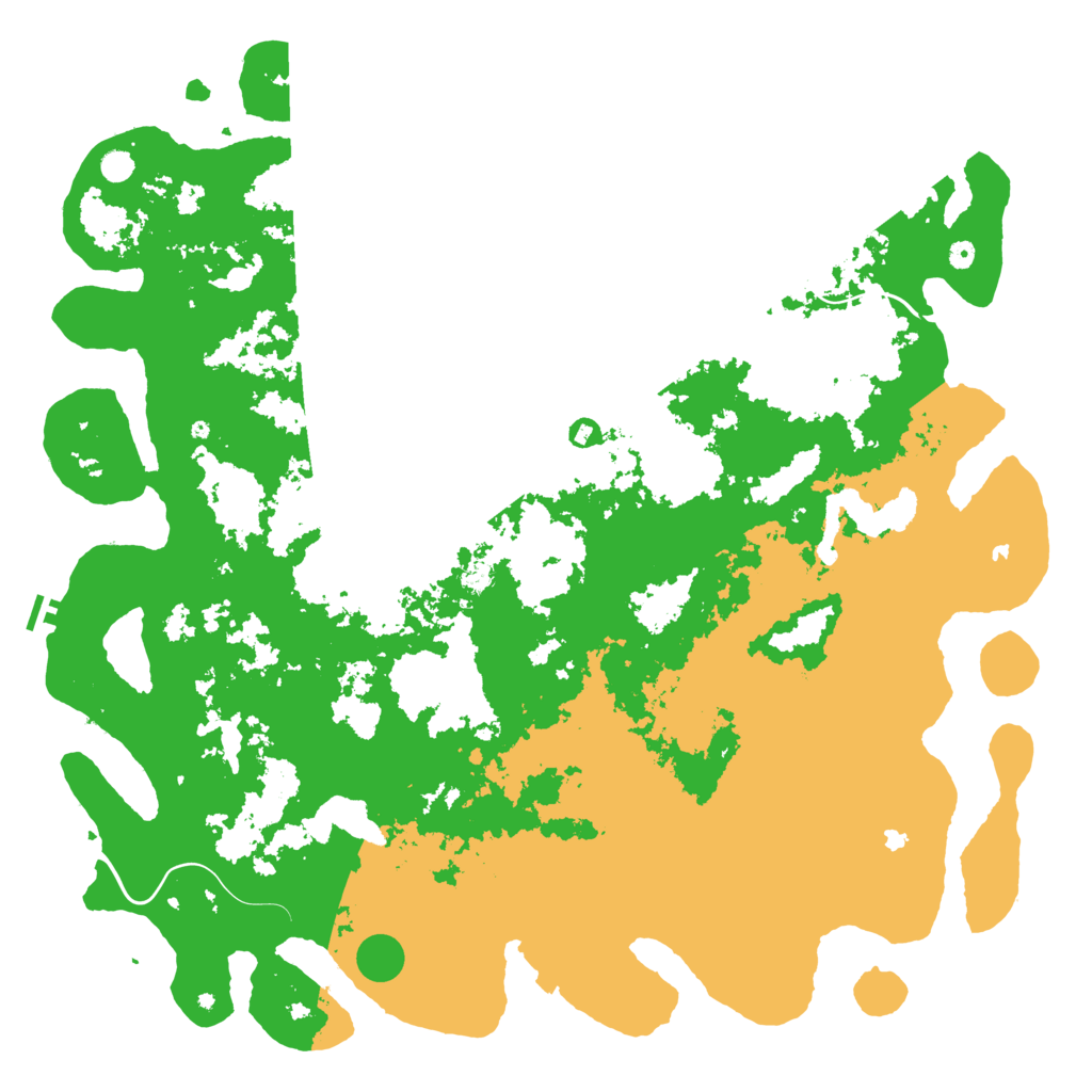 Biome Rust Map: Procedural Map, Size: 6000, Seed: 554922884