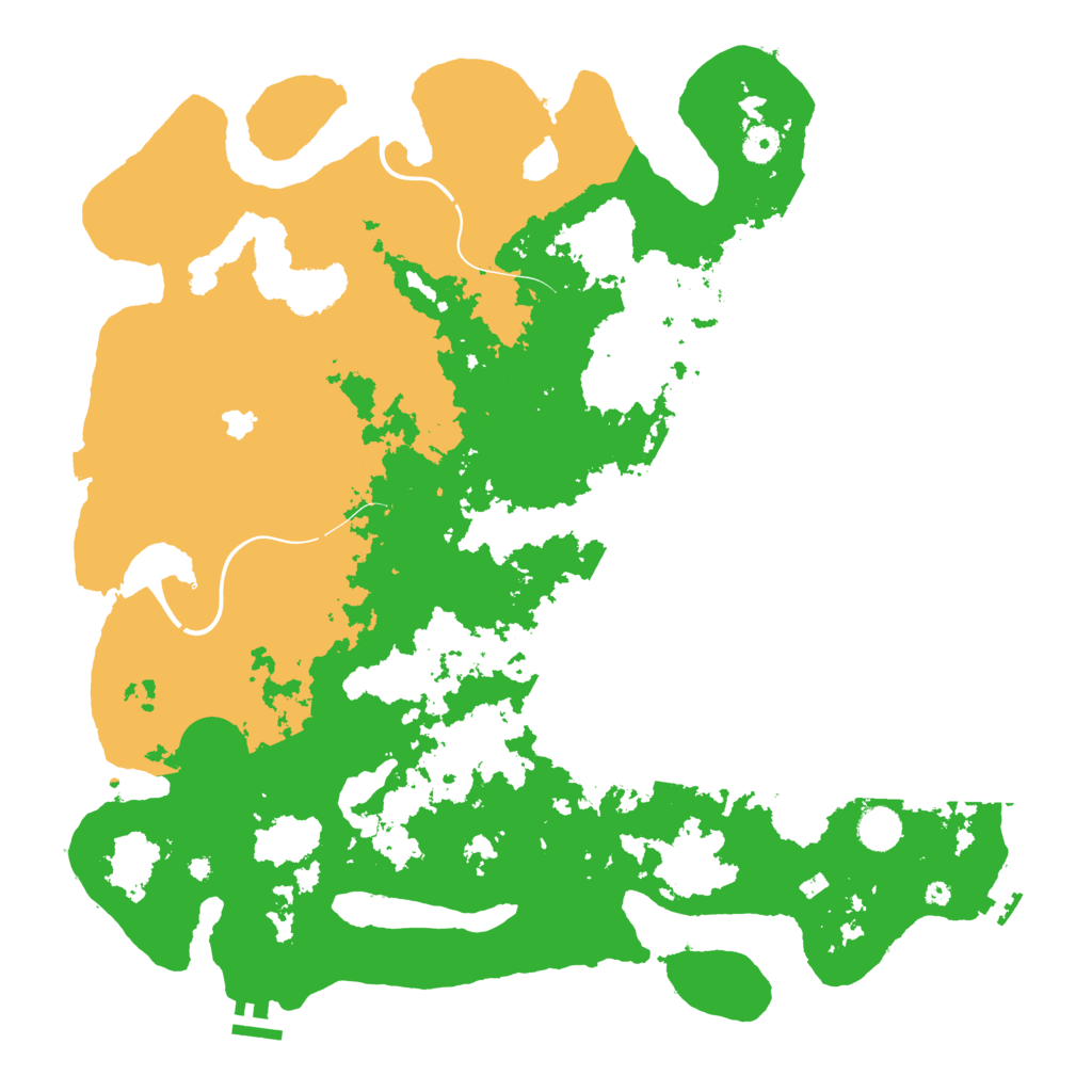 Biome Rust Map: Procedural Map, Size: 4400, Seed: 77756240