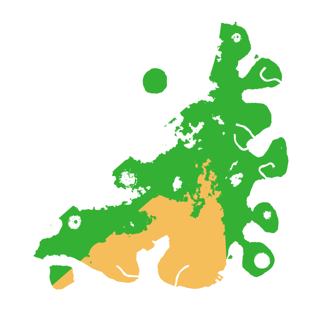 Biome Rust Map: Procedural Map, Size: 3500, Seed: 32353