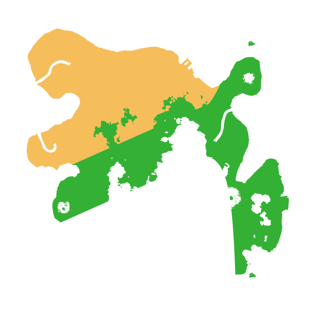 Biome Rust Map: Procedural Map, Size: 2700, Seed: 21541