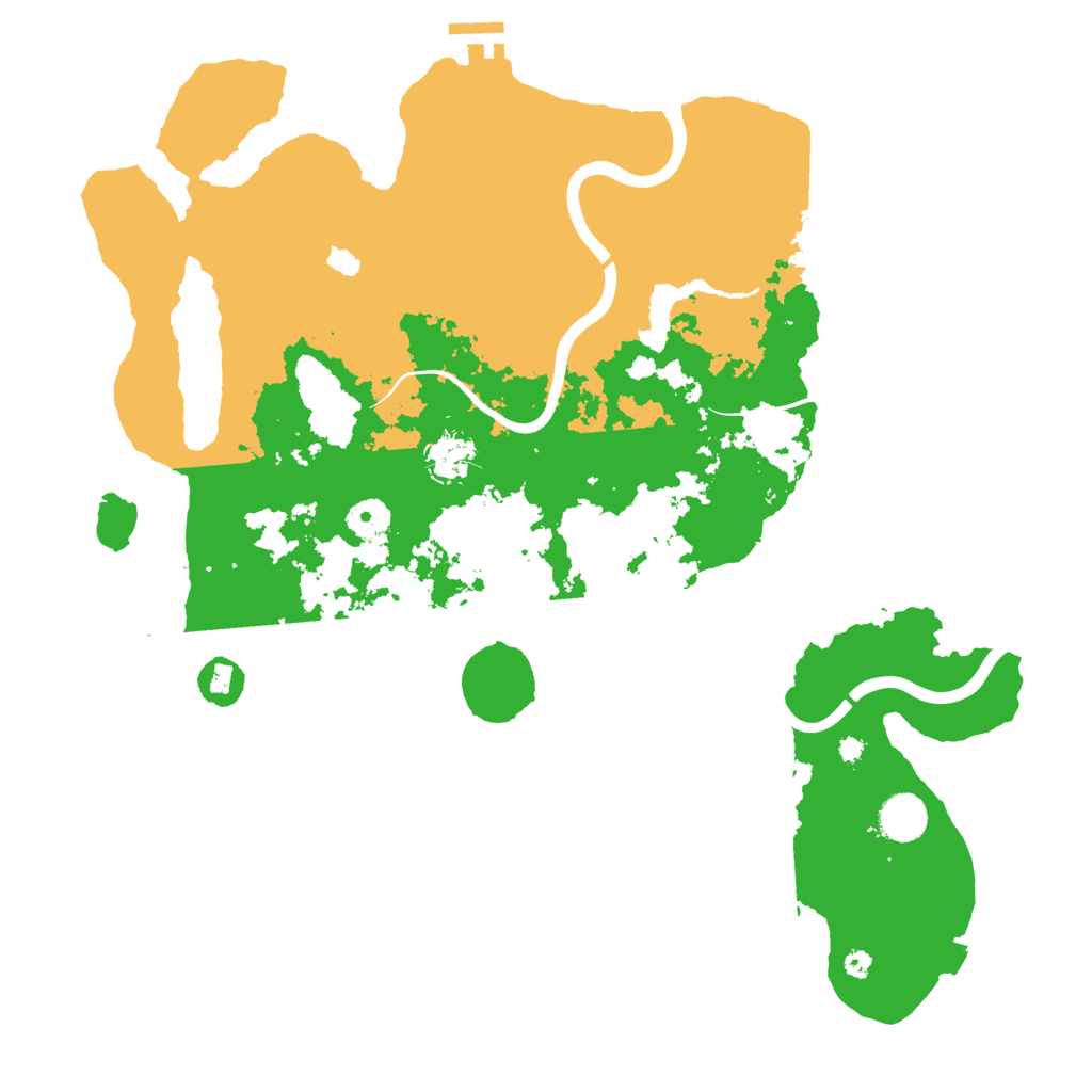 Biome Rust Map: Procedural Map, Size: 4000, Seed: 1031193288