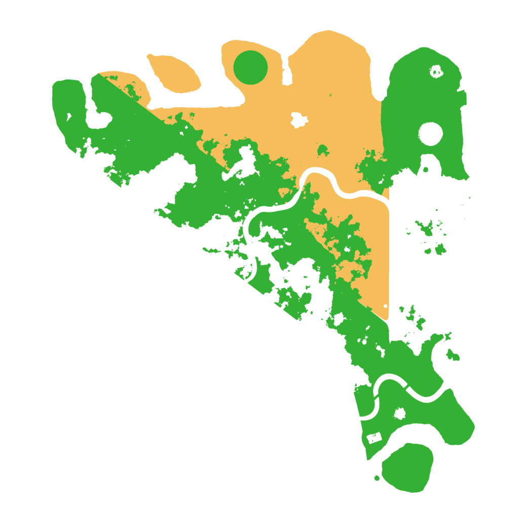 Biome Rust Map: Procedural Map, Size: 4000, Seed: 232343