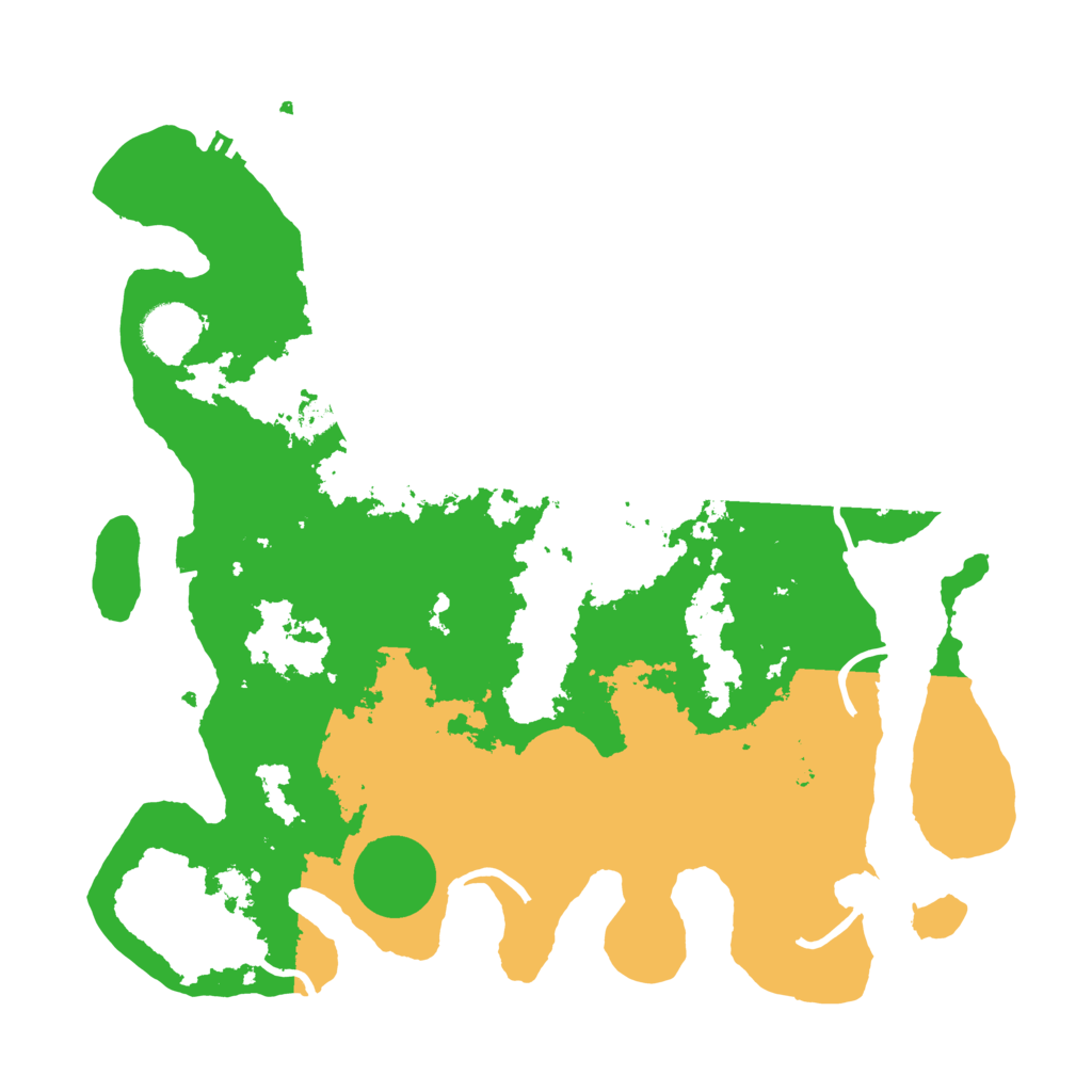 Biome Rust Map: Procedural Map, Size: 3500, Seed: 1252062187