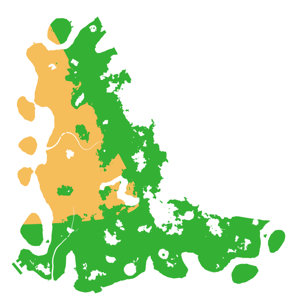 Biome Rust Map: Procedural Map, Size: 4500, Seed: 1408637933