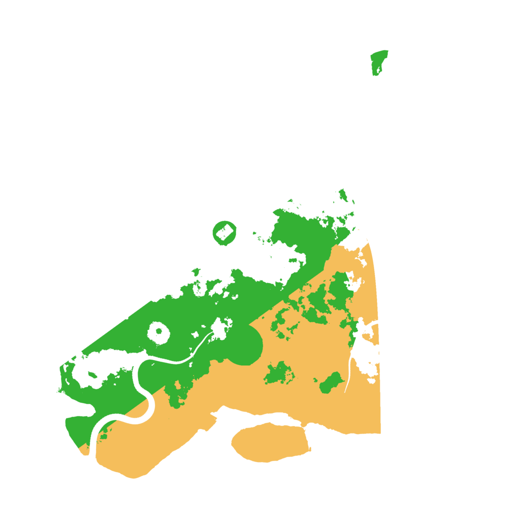Biome Rust Map: Procedural Map, Size: 3500, Seed: 262575637