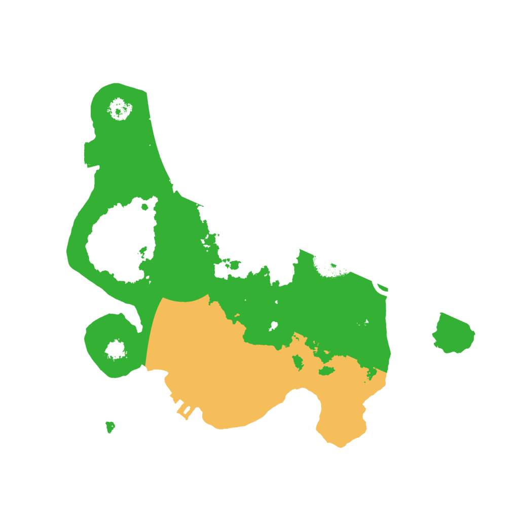 Biome Rust Map: Procedural Map, Size: 2400, Seed: 925800386