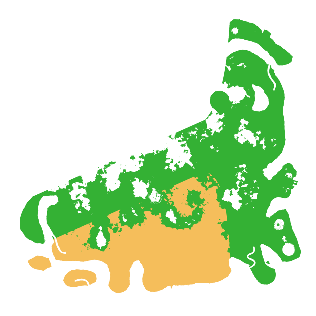 Biome Rust Map: Procedural Map, Size: 4500, Seed: 1310607799