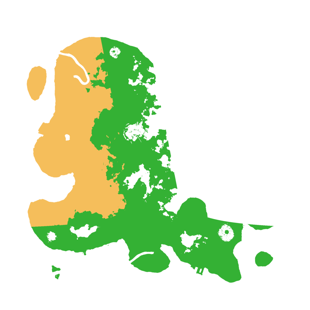 Biome Rust Map: Procedural Map, Size: 3000, Seed: 31304