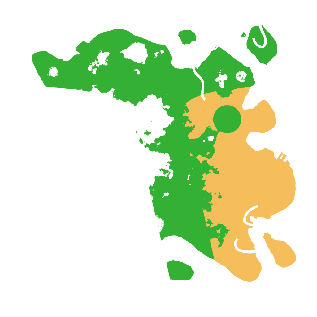 Biome Rust Map: Procedural Map, Size: 3000, Seed: 2013698132