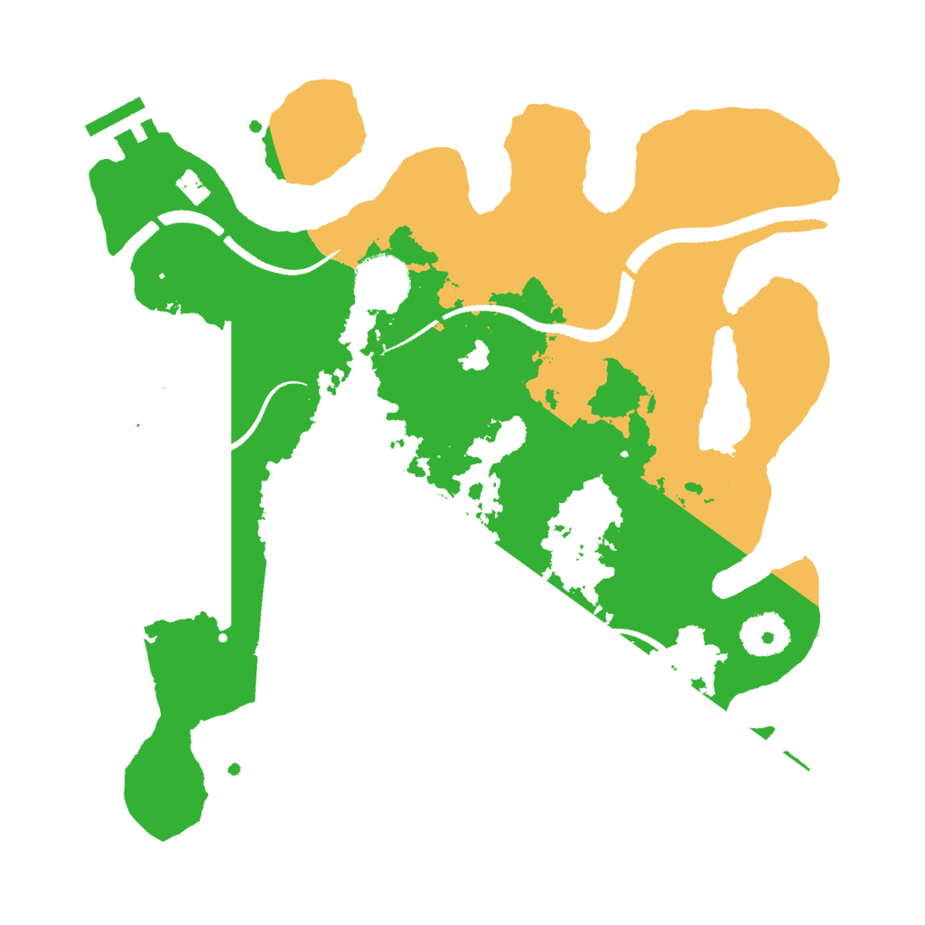 Biome Rust Map: Procedural Map, Size: 3000, Seed: 727738320