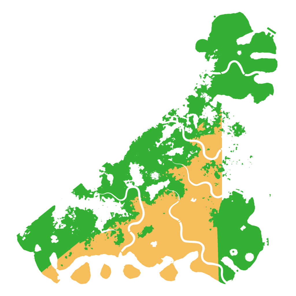Biome Rust Map: Procedural Map, Size: 6000, Seed: 3235644