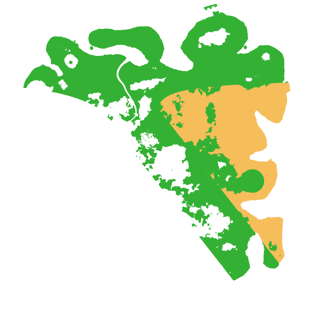 Biome Rust Map: Procedural Map, Size: 3500, Seed: 2037773367